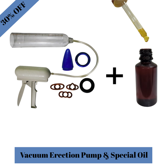 Rahat® Combo Deal. Men Wellness Vacuum Pump + Special Oil